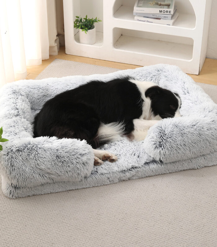 Plush Round Pet Bed Dog Bed Winter