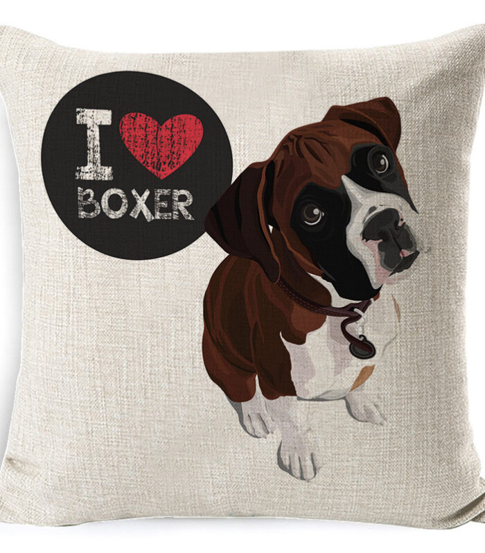 Dog cartoon pillow