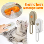 3-in-1 Cat & Dog Steam Brush – Electric Spray Pet Grooming Brush for Hair Removal & Massage